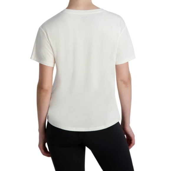 NEW Reebok Women's Infinity Short Sleeve Cropped Jersey Relaxed Fit Tee Shirt L - Picture 3 of 8